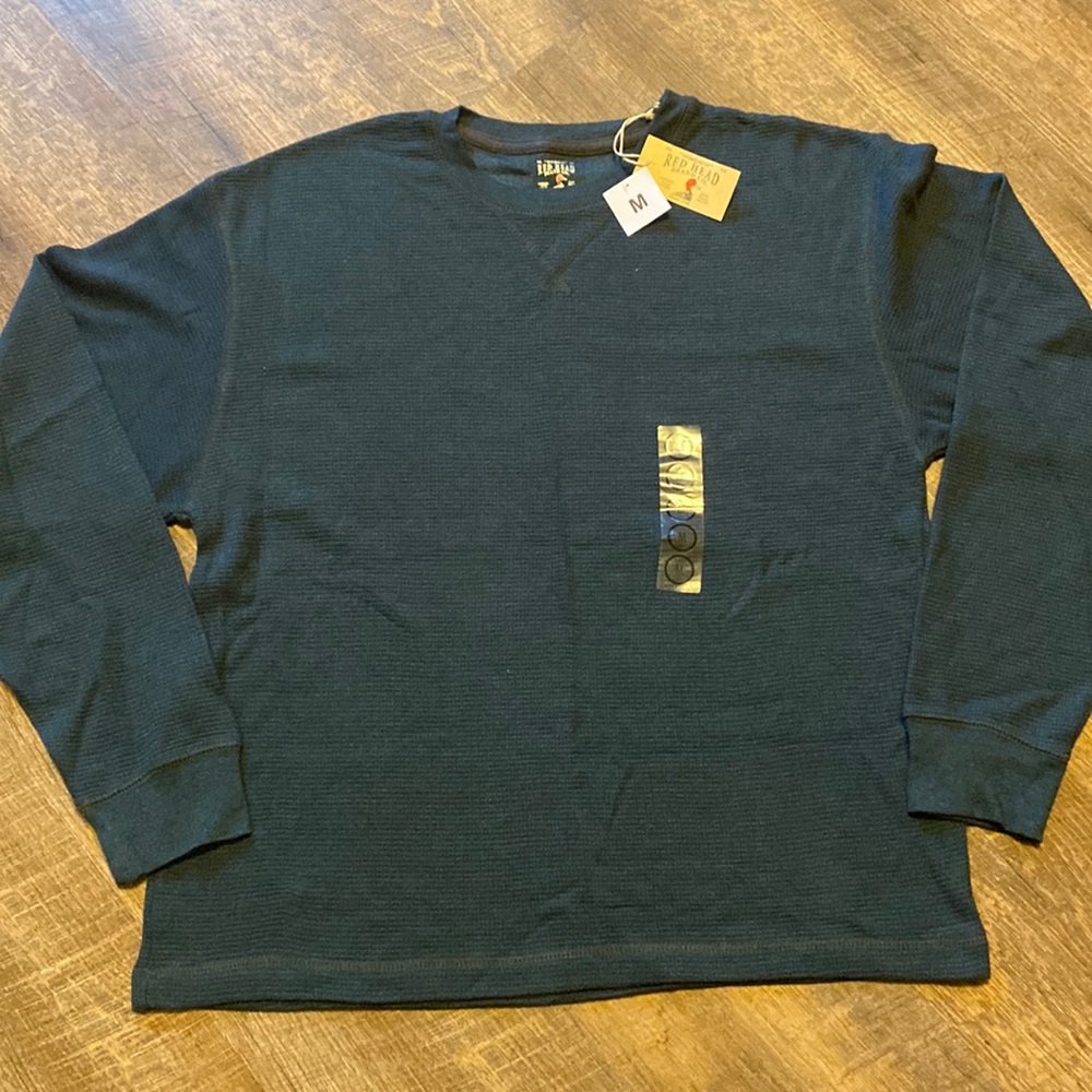 Mens Red Head Long Sleeve Shirt